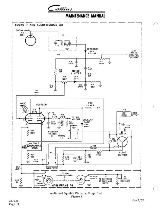 Collins 51X-2 VHF Navigation and Communications Receiver Maintenance Manual (523-0022004-201114)