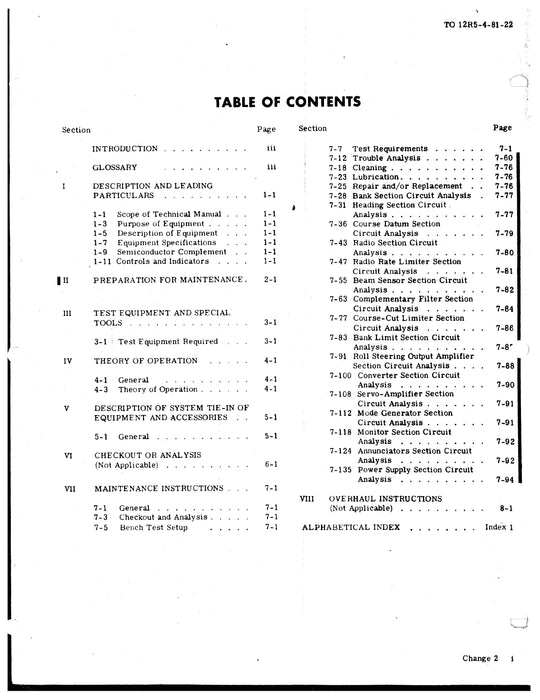 Collins 562R-1E Roll Computer 1969 Field Maintenance Instructions with Overhaul Manual (12RS-4-81-22)