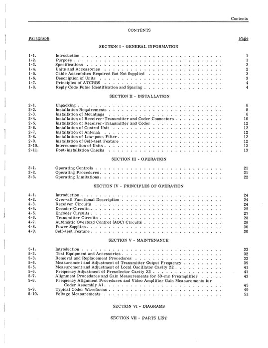 Aircraft Radio Corporation ARC 105A ATC Transponder Instruction Book (AR105A-IN-C)