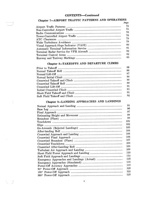 Federal Aviation Administration 1980 US. Department of Transportation Flight Training Handbook AC 61-21A (AC 61-21A)