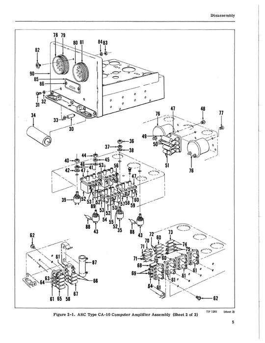 Aircraft Radio Corporation ARC CA-10 Computer Amplifier Overhaul Instructions & Parts Catalog (ARCA10-OHP-C)