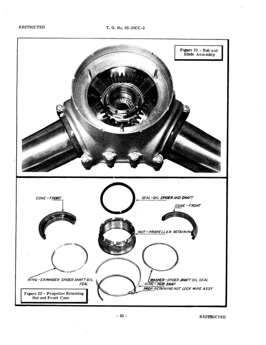 Hamilton Standard Hydromatic Controllable Propeller Service, Overhaul & Parts (03-20CC-2)