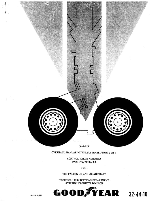 Goodyear XAP-558 Overhaul Manual With Illustrated Parts List (32-44-10)