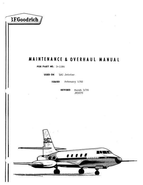 B.F. Goodrich 3-1184 Main Landing Gear Wheel Maintenance and Overhaul Manual (JN5070)