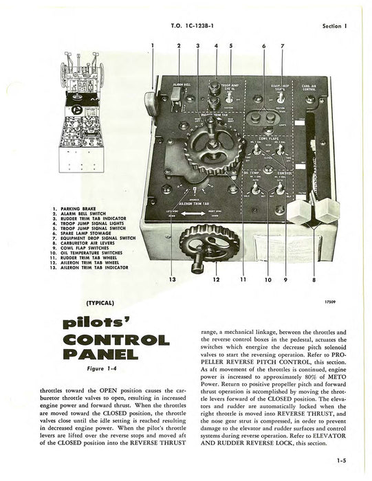 Fairchild C-123B 1963 Flight Manual (1C-123B-1)
