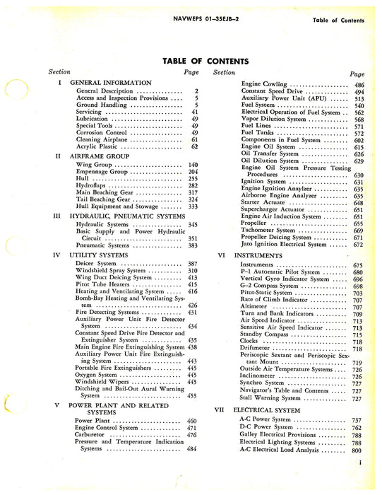 Martin P5M-2 Maintenance Instructions 1961 (01-35EJB-2)