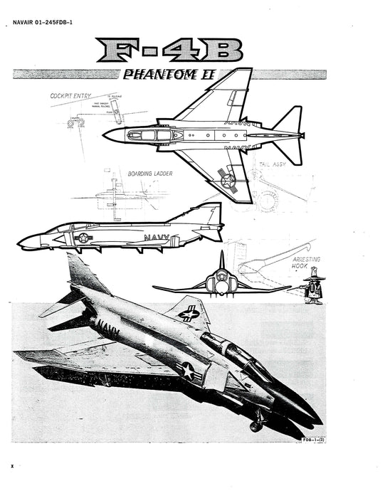 McDonnell Douglas F-4B, F-4N 1975 Natops Flight Manual (01-245FDB-1)