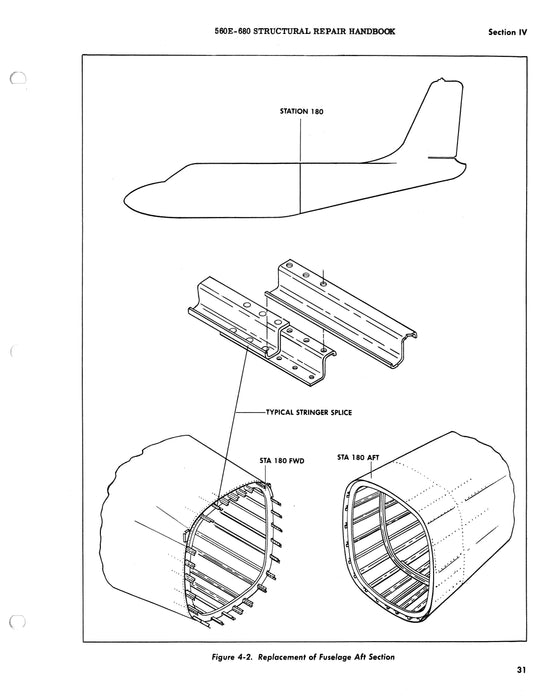 Aero Commander 560E & 680 Structural Repair Handbook