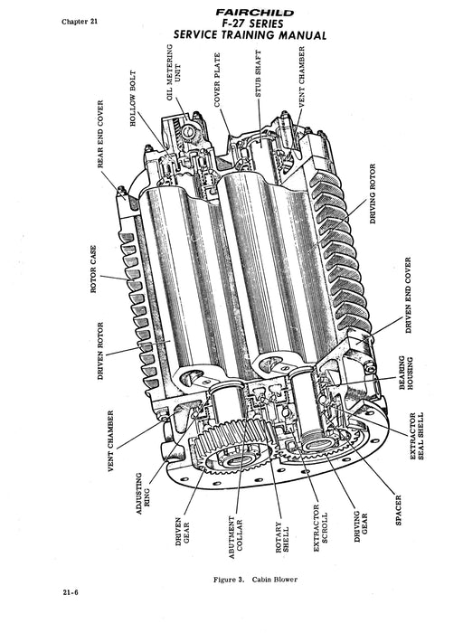 Fairchild F-27 Series Service Training Manual 1974