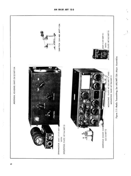 Radio Transmitting Sets AN/ART-13, -13A, ATC, ATC-1 Operating Instructions AN 16-30ART13-3