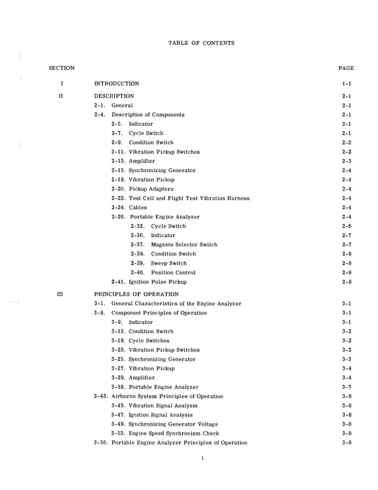 Sperry Engine Analyzer Operation and Service Pub. No. 15-492