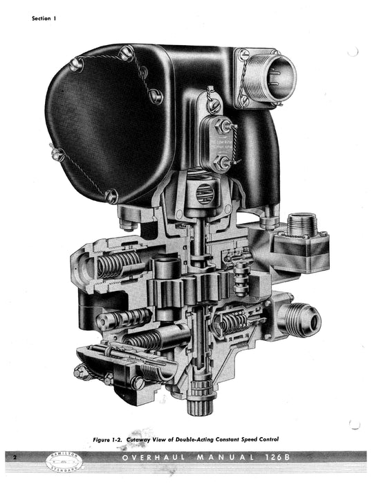 Hamilton Standard Double-Acting Governors Overhaul Manual #126B