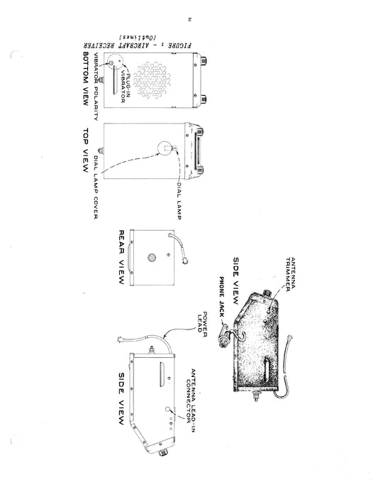 RCA Model 10-72072 Stinson Aircraft Receiver Instructions