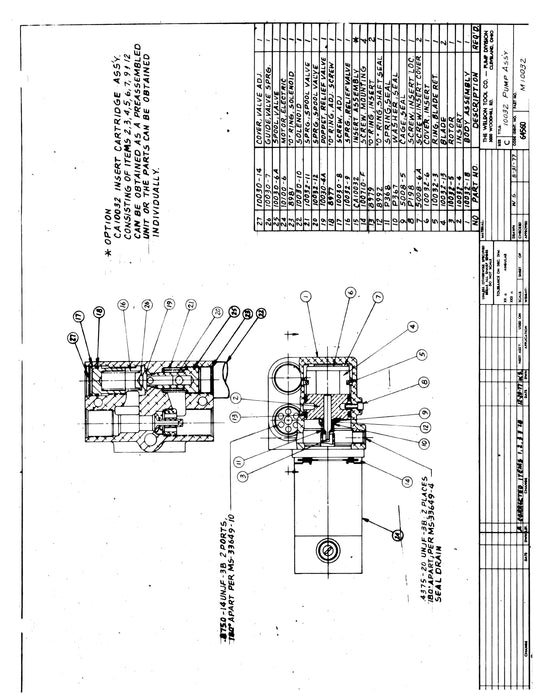 Cessna Auxiliary Fuel Pump Assembly 9910202-2 Dual Pressure Overhaul Instructions M10032-13
