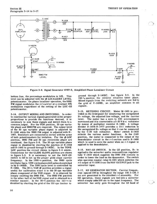 Collins 479T-2 Signal Generator Instruction Book 520 9827 00