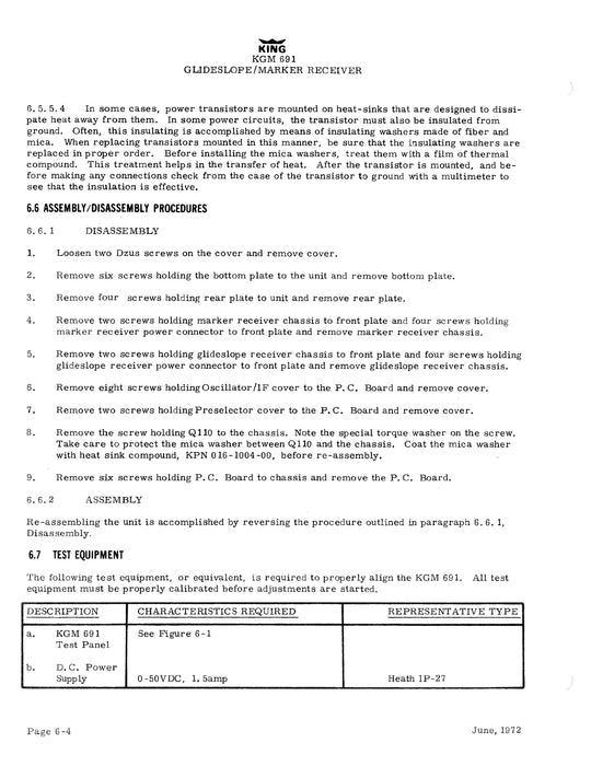 Bendix King KGS 681, KGM 691 Maintenance/Installation Manual 006-5070-01