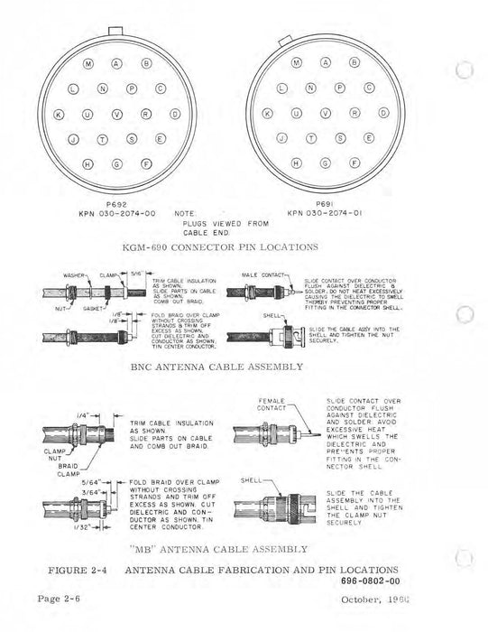Bendix King KMR 670, KGS 680, KGM 690 Maintenance/Installation Manual 006-5003-06