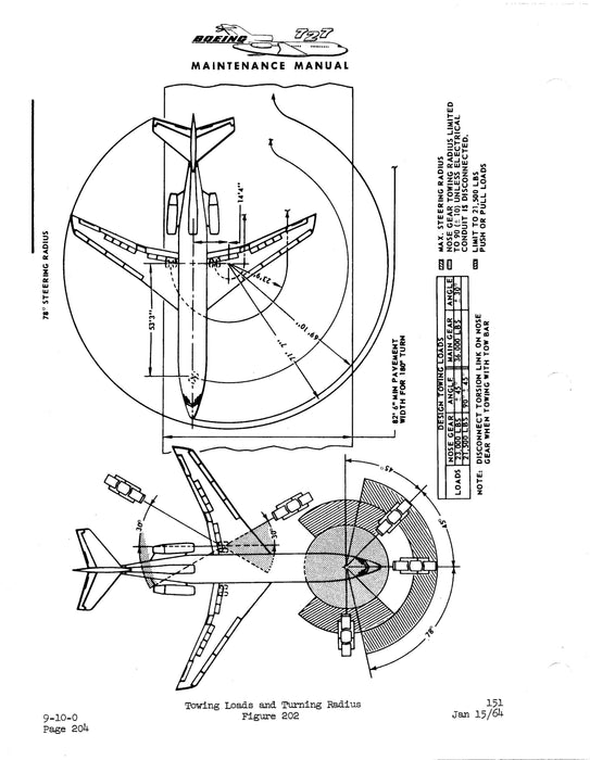 Boeing 727 Boeing Maintenance Manual (BO727-M-C)
