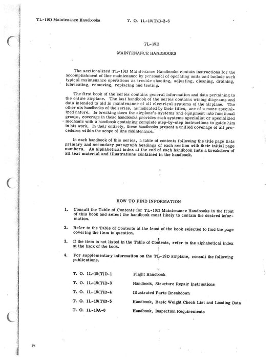 Cessna TL-19D Series 1958 Maintenance Instructions Electrical Systems (1L-19(T)D-2-6)