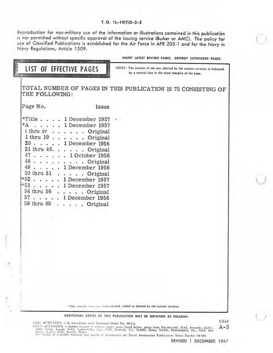 Cessna TL-19D Series 1956 Maintenance Instructions Ground Handling, Servicing, and Airframe   (1L-19(T)D-2-2)
