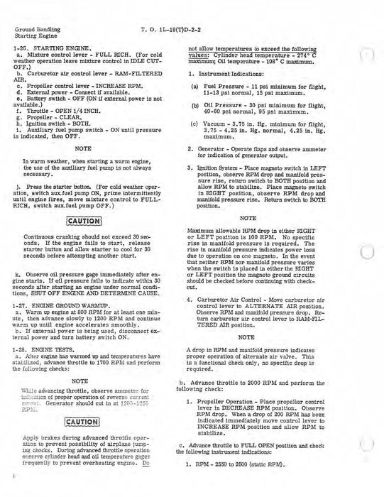 Cessna TL-19D Series 1956 Maintenance Instructions Ground Handling, Servicing, and Airframe   (1L-19(T)D-2-2)