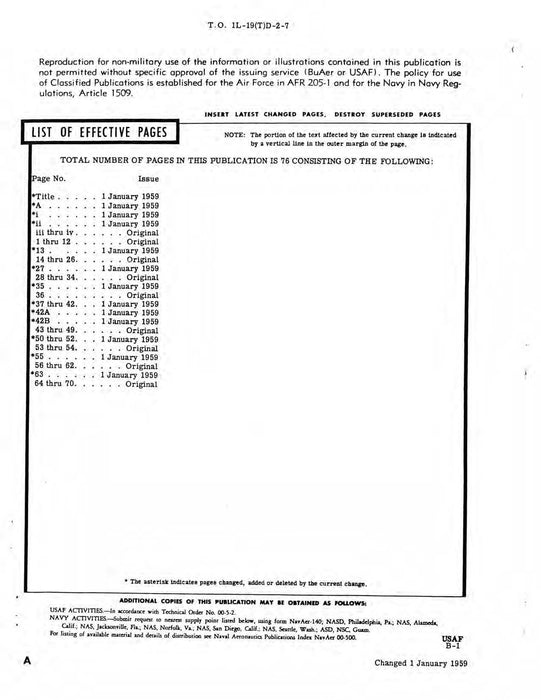 Cessna TL-19D Series 1957 Maintenance Manual Radio Communication and Navigation Systems(1L-19(T)D-2-7)