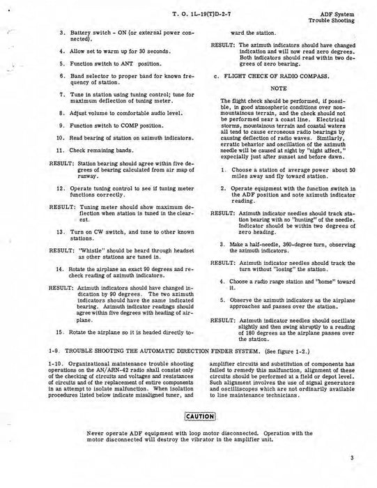 Cessna TL-19D Series 1957 Maintenance Manual Radio Communication and Navigation Systems(1L-19(T)D-2-7)
