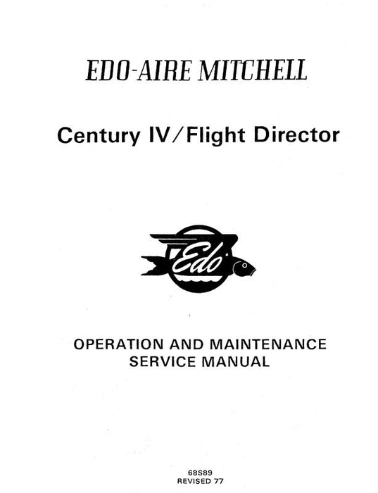 Edo-Aire Century IV-Flight Director Maintenance, Operation, Service (68S89)