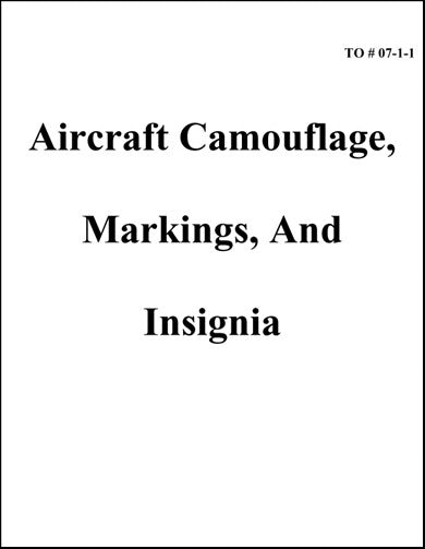 US Government A-C Camouflage, Markings Technical Order (7/1/2001)