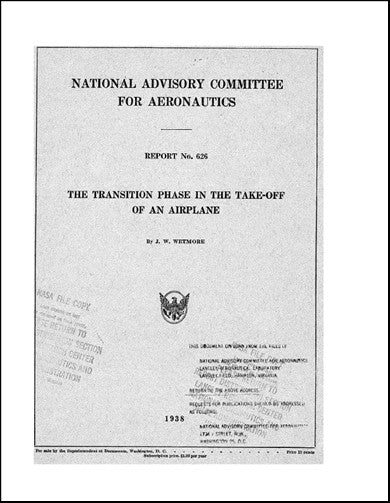 US Government Transition Phase In Take-off NACA Report (NO.-626)