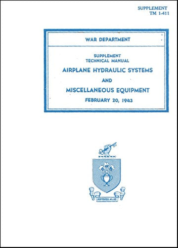 US Government Airplane Hydraulic Systems Technical Manual (TM-1-411-NO.-2)