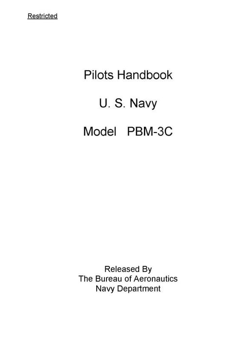 Martin PBM-3C US Navy Pilot's Handbook (MTPBM3C-POH-C)