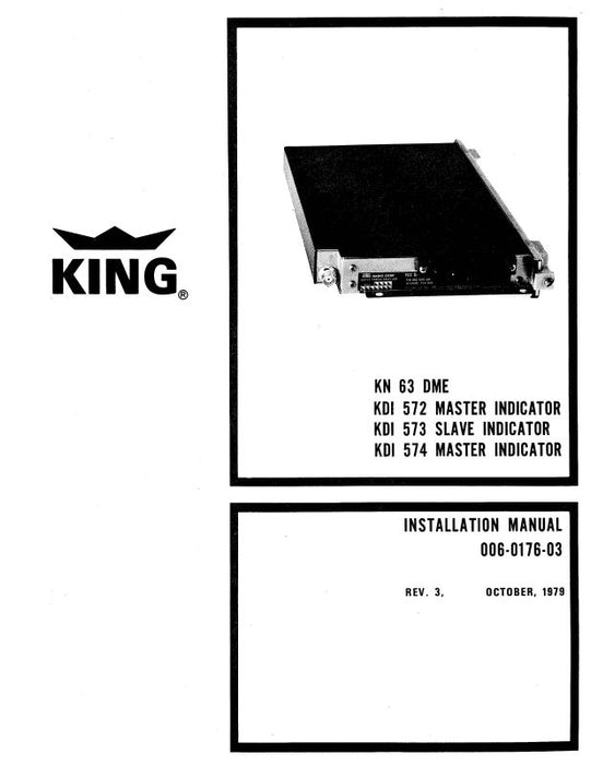King KN-63 DME Maintenance-Installation (006-0176-03)