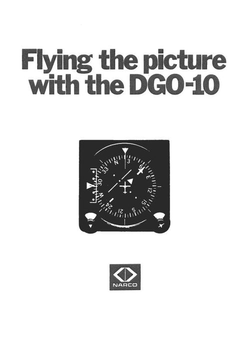 Narco DGO-10 Series Owner's Manual (NRDGO10-O-C)