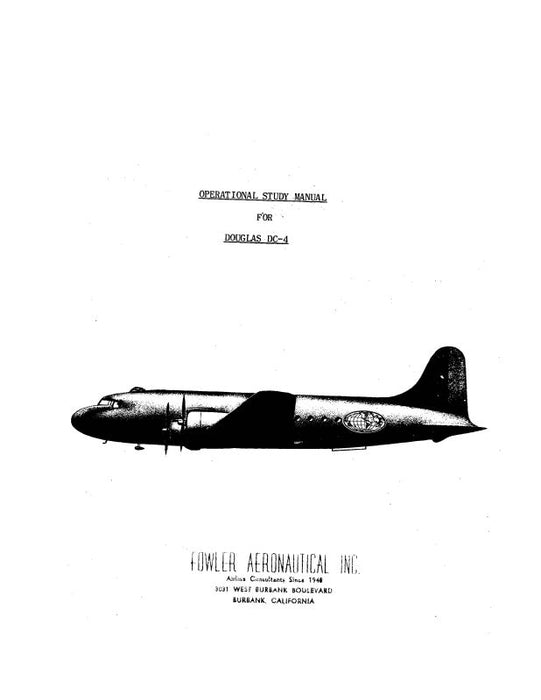 McDonnell Douglas DC-4 Operational Study Guide (MCDC4 SG C)