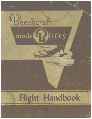 Beech B-50 Flight Handbook (50-590039-1)