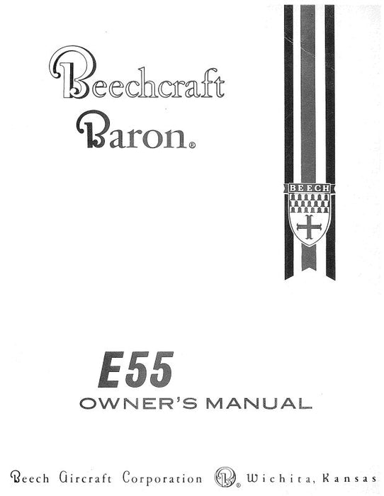Beech E55 Owner's Manual (96-590010-1B)