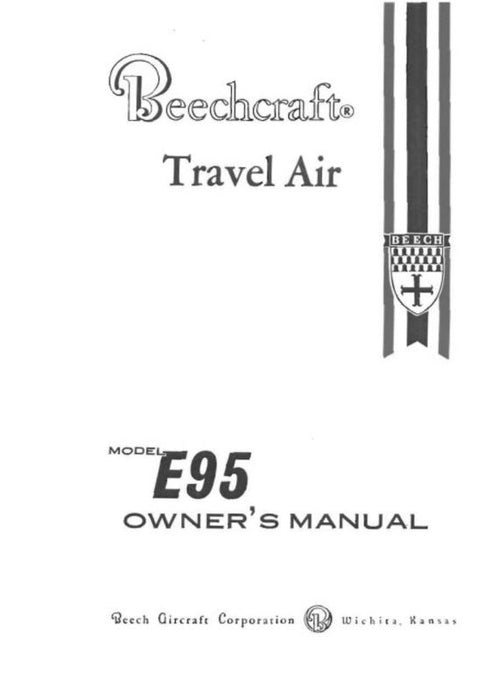Beech Travel Air E95 Series Owner's Manual (90-590002-1)