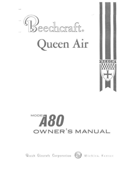 Beech 80 Queen Air Owner's Manual (65-001027-5)