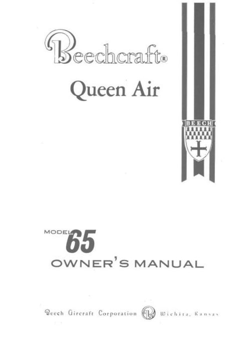 Beech Queen Air 65 Series Owner's Manual