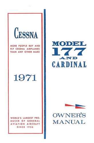 Cessna 177B 1971 Owner's Manual