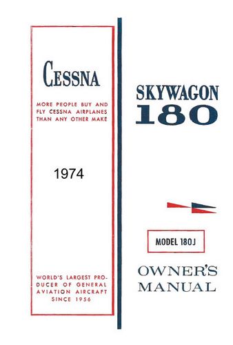 Cessna 180J Skywagon 1974 Owner's Manual
