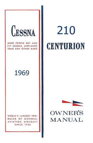 Cessna 210J Centurion1969 Owner's Manual