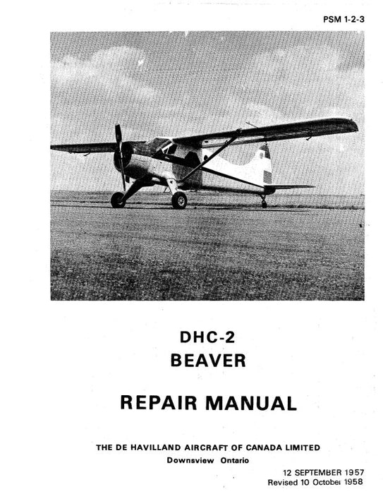 DeHavilland DHC-2 Beaver 1958 Structural Repair (PSM-1-2-3)