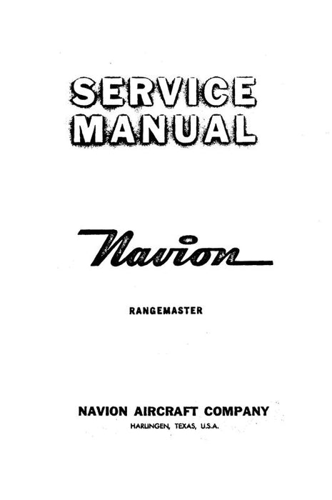 Navion  Rangemaster Maintenance Manual (NVRANGEMAS-M-C)