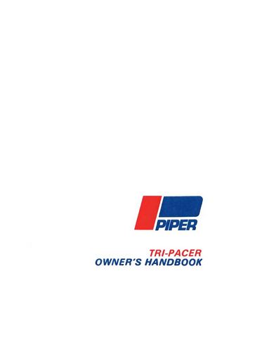 Piper PA22-150, PA22-160 Tri-Pacer Owner's Manual (753-526)