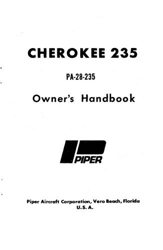 Piper PA-28-235 Cherokee 1973 Owner's Manual (761-514)