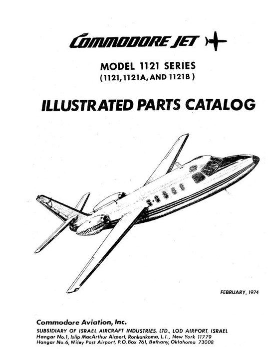 Aero Commander 1121, 1121A, 1121B Series Illustrated Parts Catalog (AC1121SER-P-C)