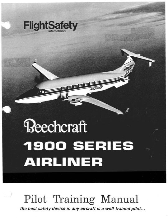 Flight Safety 1900 Series Airliner Pilot Training Manual (Flight Safety) (FS1900SER-TR-C)