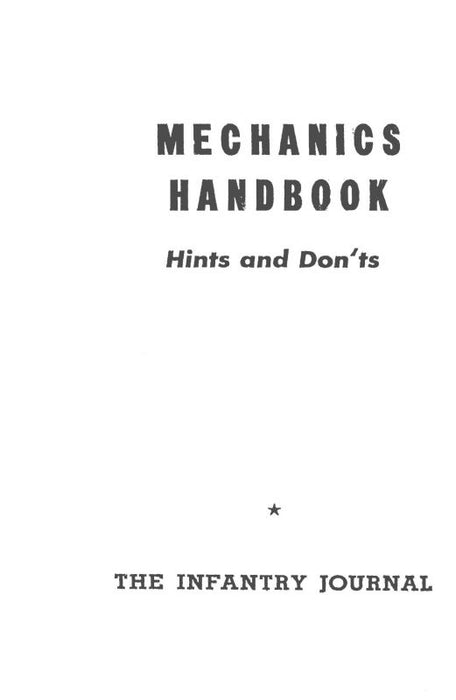 McDonnell Douglas DC3 Mechanics HB Hints &Don'ts Handbook (MCDC3-HB-C)